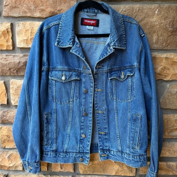 Vintage Wrangler Hero Blue Denim Jacket - Picture 1 of 6